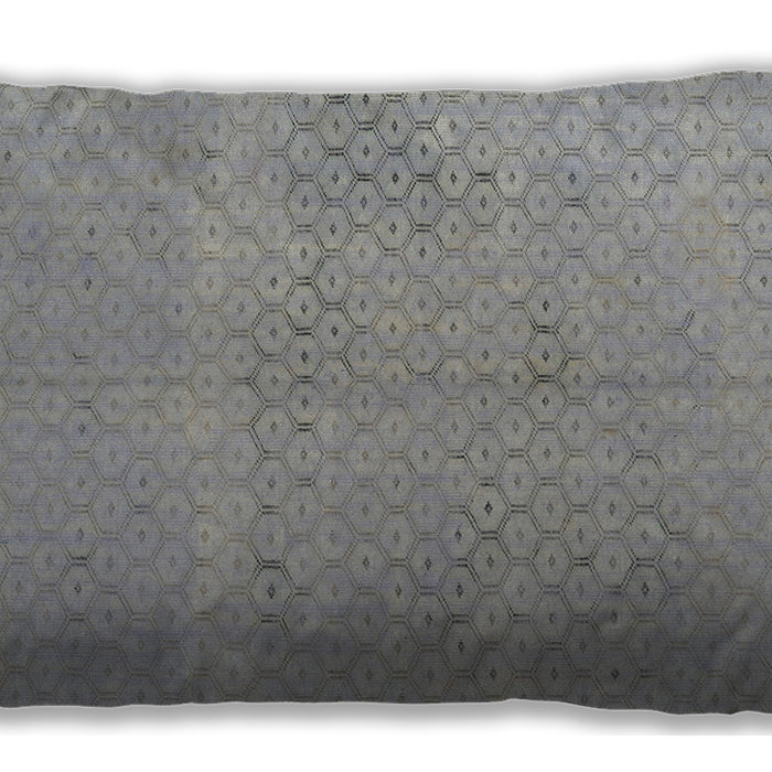 Traditional Classic Rectangular Gunmetal Gray Lumbar Throw Pillow, 13 inch by 19 inch, lbtr3504