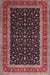 Traditional Deep Red Persian Rug, tr3505