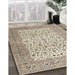 Machine Washable Traditional Brown Rug in a Family Room, wshtr3506