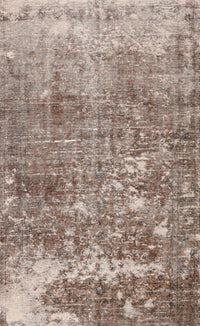 Machine Washable Traditional Brown Rug, wshtr3507