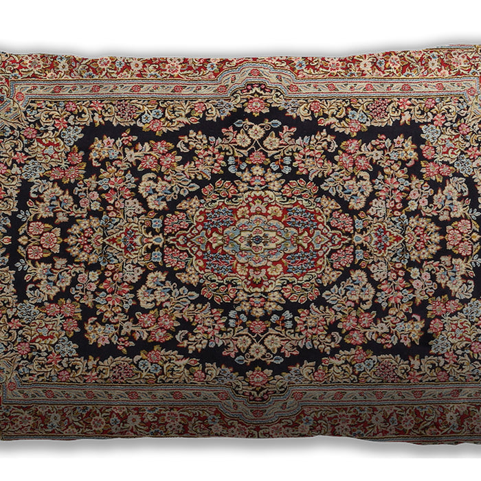 Traditional Classic Rectangular Dark Sienna Brown Lumbar Throw Pillow, 13 inch by 19 inch, lbtr3508