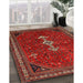 Machine Washable Traditional Sienna Brown Rug in a Family Room, wshtr3509