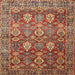 Square Traditional Red Persian Rug, tr350