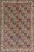 Machine Washable Traditional Light French Beige Brown Rug, wshtr3512