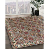 Traditional Light French Beige Brown Persian Rug, tr3512
