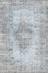 Machine Washable Traditional Light Gray Rug, wshtr3516