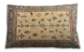 Traditional Classic Rectangular Dark Gold Brown Lumbar Throw Pillow, 13 inch by 19 inch, lbtr3517