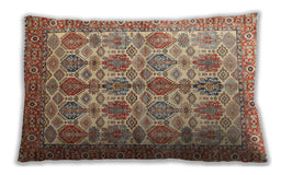 Traditional Classic Rectangular Chestnut Red Lumbar Throw Pillow, 13 inch by 19 inch, lbtr351