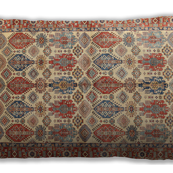 Traditional Classic Rectangular Chestnut Red Lumbar Throw Pillow, 13 inch by 19 inch, lbtr351