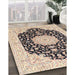 Machine Washable Traditional Brown Rug in a Family Room, wshtr3520