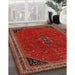 Machine Washable Traditional Sienna Brown Rug in a Family Room, wshtr3521