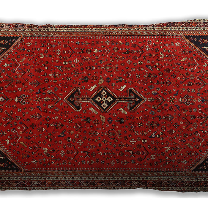 Traditional Classic Rectangular Sienna Brown Lumbar Throw Pillow, 13 inch by 19 inch, lbtr3521