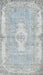 Machine Washable Traditional Light Gray Rug, wshtr3523