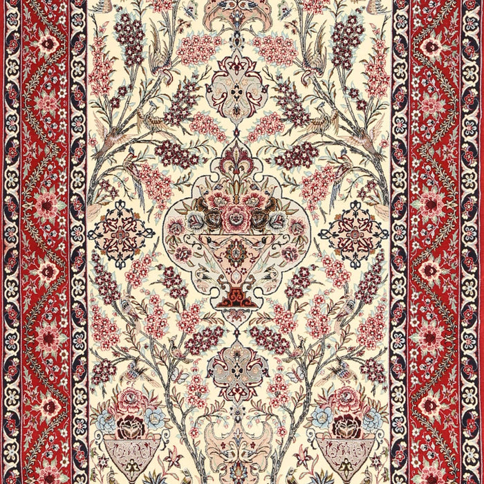 Machine Washable Traditional Brown Red Rug, wshtr3524