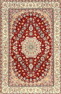 Machine Washable Traditional Brown Rug, wshtr3525