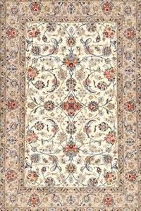 Machine Washable Traditional Dark Almond Brown Rug, wshtr3527