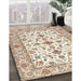 Machine Washable Traditional Dark Almond Brown Rug in a Family Room, wshtr3527