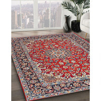 Traditional Light French Beige Brown Medallion Rug, tr3529