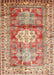 Traditional Red Geometric Rug, tr352