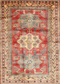 Machine Washable Traditional Red Rug, wshtr352