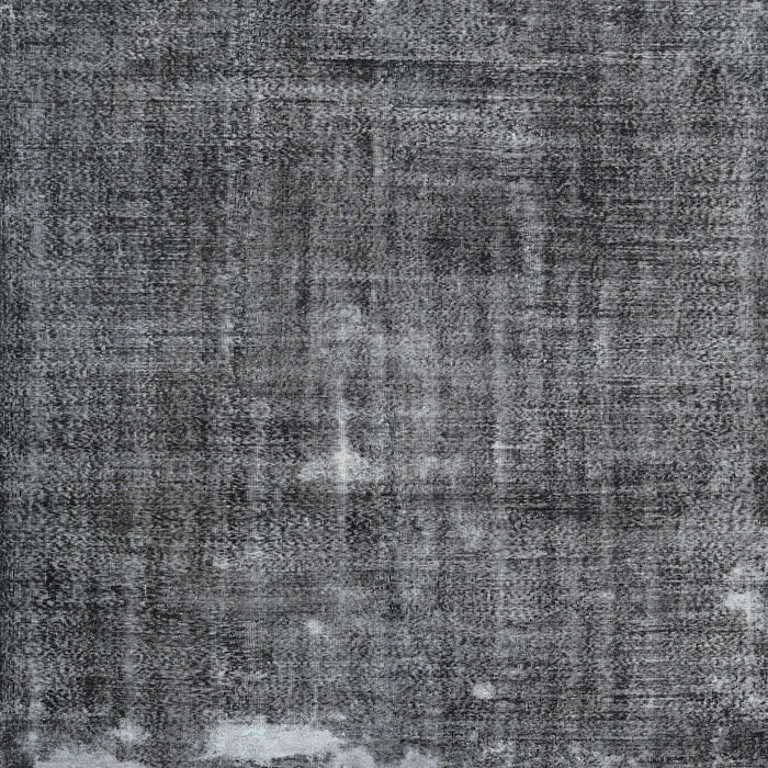 Square Traditional Light Black Persian Rug, tr3530