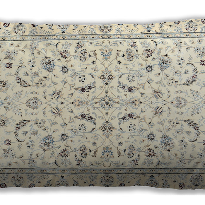 Traditional Classic Rectangular Parchment Beige Lumbar Throw Pillow, 13 inch by 19 inch, lbtr3531