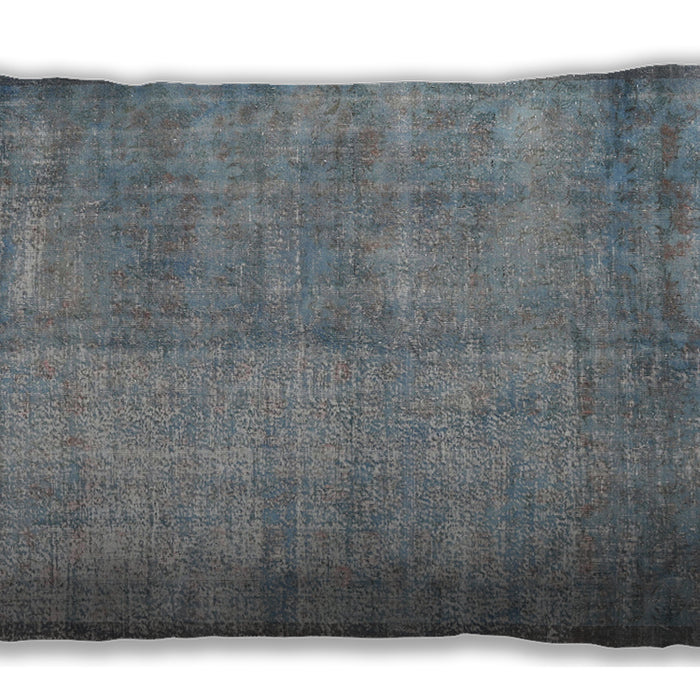 Traditional Classic Rectangular Dark Gray Lumbar Throw Pillow, 13 inch by 19 inch, lbtr3534