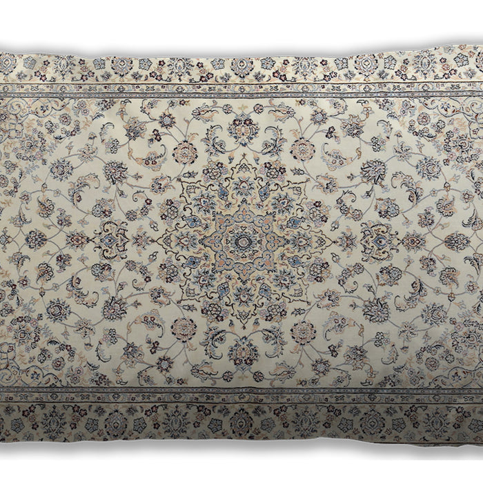 Traditional Classic Rectangular Lemon Chiffon Beige Lumbar Throw Pillow, 13 inch by 19 inch, lbtr3535