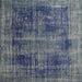 Square Traditional Blue Persian Rug, tr3537