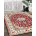 Machine Washable Traditional Fire Brick Red Rug in a Family Room, wshtr3538