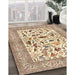 Machine Washable Traditional Khaki Gold Rug in a Family Room, wshtr3539