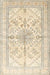 Traditional Golden Blonde Gold Medallion Rug, tr353