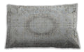 Traditional Classic Rectangular Dark Gray Lumbar Throw Pillow, 13 inch by 19 inch, lbtr3541