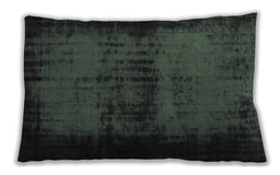 Traditional Classic Rectangular Charcoal Black Lumbar Throw Pillow, 13 inch by 19 inch, lbtr3543