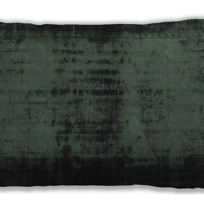 Traditional Classic Rectangular Charcoal Black Lumbar Throw Pillow, 13 inch by 19 inch, lbtr3543
