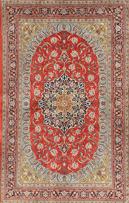 Machine Washable Traditional Fire Brick Red Rug, wshtr3544