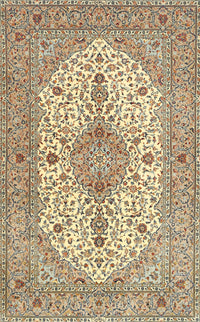 Machine Washable Traditional Sienna Brown Rug, wshtr3545