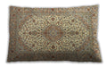 Traditional Classic Rectangular Sienna Brown Lumbar Throw Pillow, 13 inch by 19 inch, lbtr3545