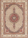 Traditional Deep Peach Orange Persian Rug, tr3546