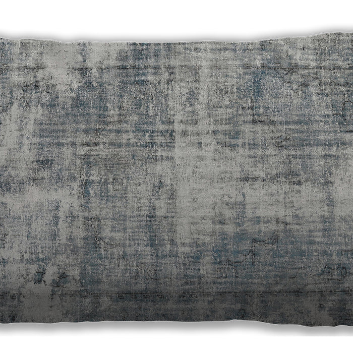 Traditional Classic Rectangular Silver Gray Lumbar Throw Pillow, 13 inch by 19 inch, lbtr3547