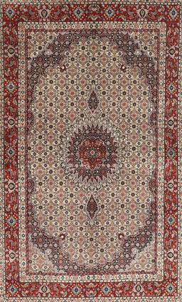 Machine Washable Traditional Light French Beige Brown Rug, wshtr3548