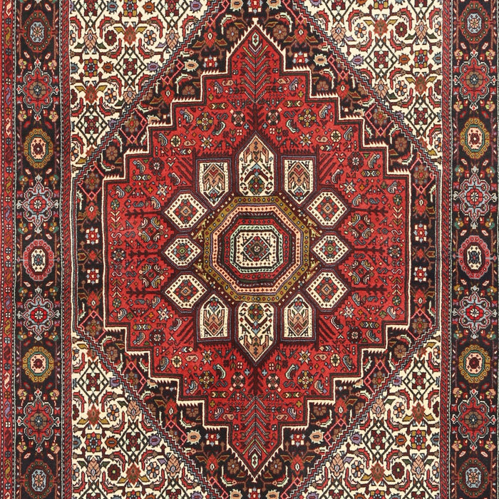 Traditional Saffron Red Persian Rug, tr3551