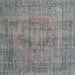 Square Traditional Dark Gray Persian Rug, tr3553