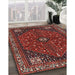 Machine Washable Traditional Tomato Red Rug in a Family Room, wshtr3554