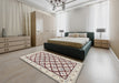 Machine Washable Traditional Gold Rug in a Bedroom, wshtr355