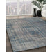 Machine Washable Traditional Grey Gray Rug in a Family Room, wshtr3560