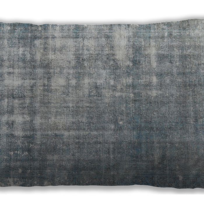 Traditional Classic Rectangular Slate Granite Gray Lumbar Throw Pillow, 13 inch by 19 inch, lbtr3564
