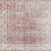 Square Traditional Rose Gold Pink Persian Rug, tr3568