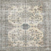 Square Traditional Sage Green Persian Rug, tr3570