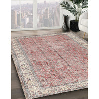 Traditional Orange Salmon Pink Persian Rug, tr3572